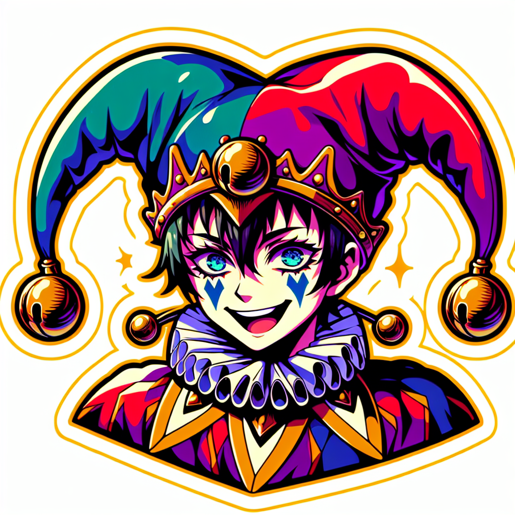 sticker of the joker